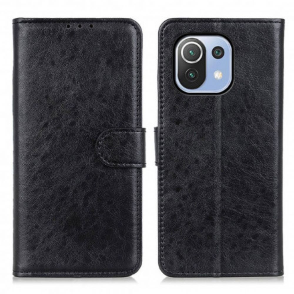 Flip Case Für Xiaomi Mi 11 Lite 5G NE / Mi 11 Lite 4G / 5G Texturiertes Kunstleder