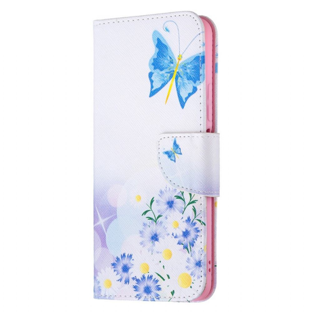 Flip Case Für Xiaomi Mi 11 Lite 5G NE / Mi 11 Lite 4G / 5G Traumschmetterlinge