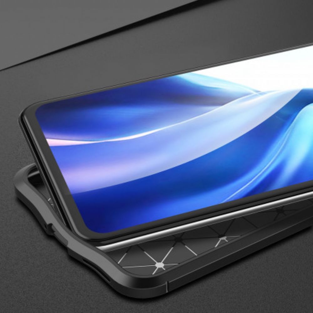 Handyhülle Für Xiaomi Mi 11 Lite 5G NE / Mi 11 Lite 4G / 5G Doppelte Linie Litchi-leder-effekt