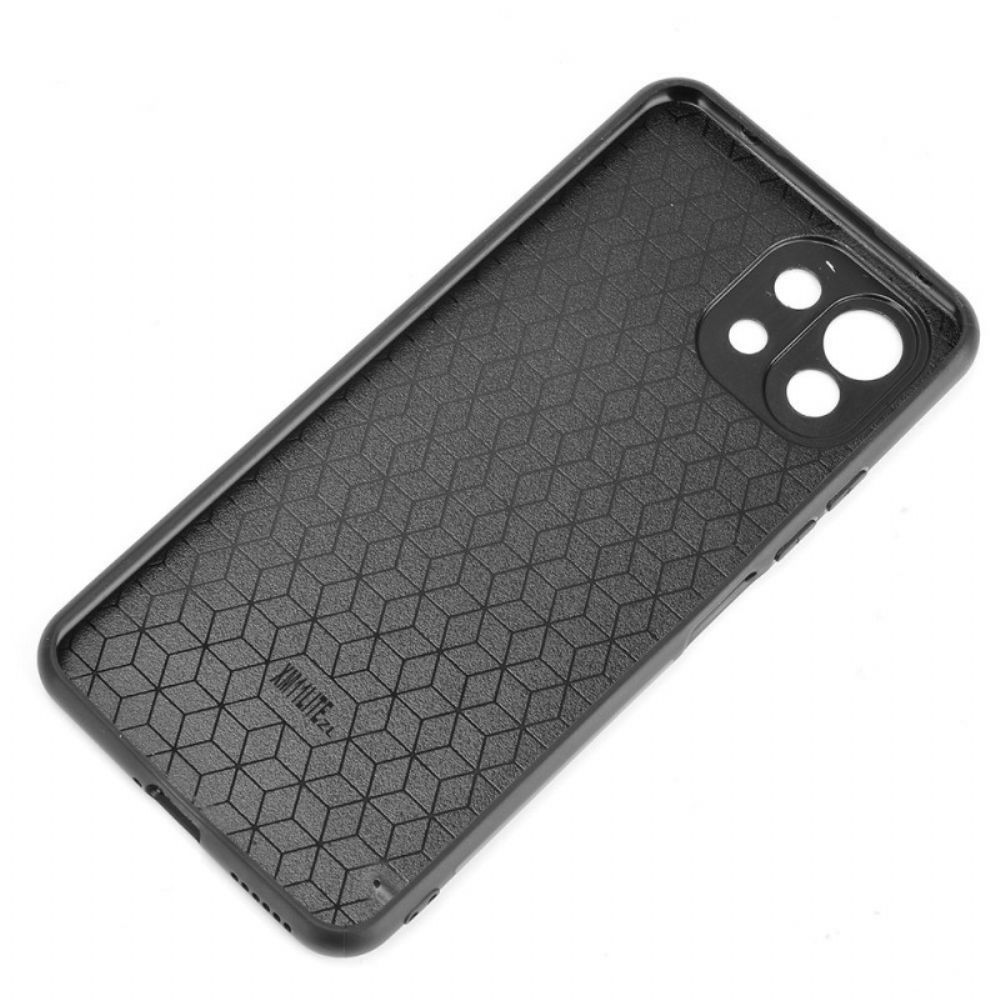 Hülle Für Xiaomi Mi 11 Lite 5G NE / Mi 11 Lite 4G / 5G Naht Lederoptik
