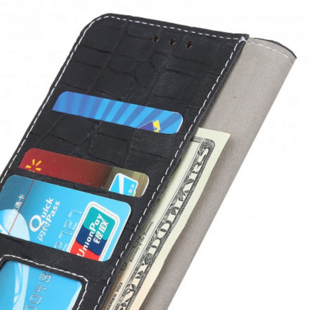 Lederhüllen Für Xiaomi Mi 11 Lite 5G NE / Mi 11 Lite 4G / 5G Flip Case Krokodil-textur