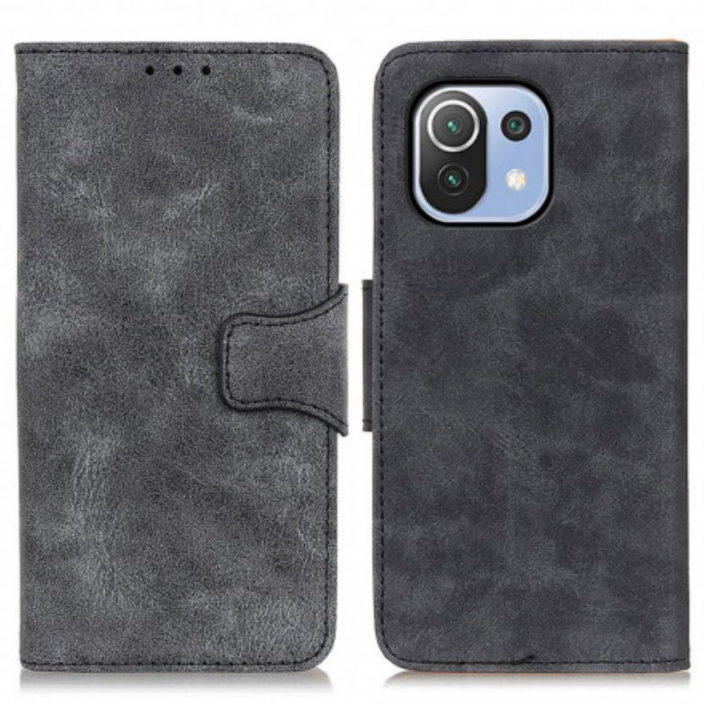 Lederhüllen Für Xiaomi Mi 11 Lite 5G NE / Mi 11 Lite 4G / 5G Flip Case Magnetklappe
