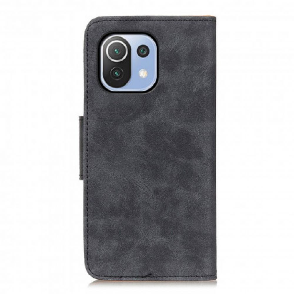Lederhüllen Für Xiaomi Mi 11 Lite 5G NE / Mi 11 Lite 4G / 5G Flip Case Magnetklappe