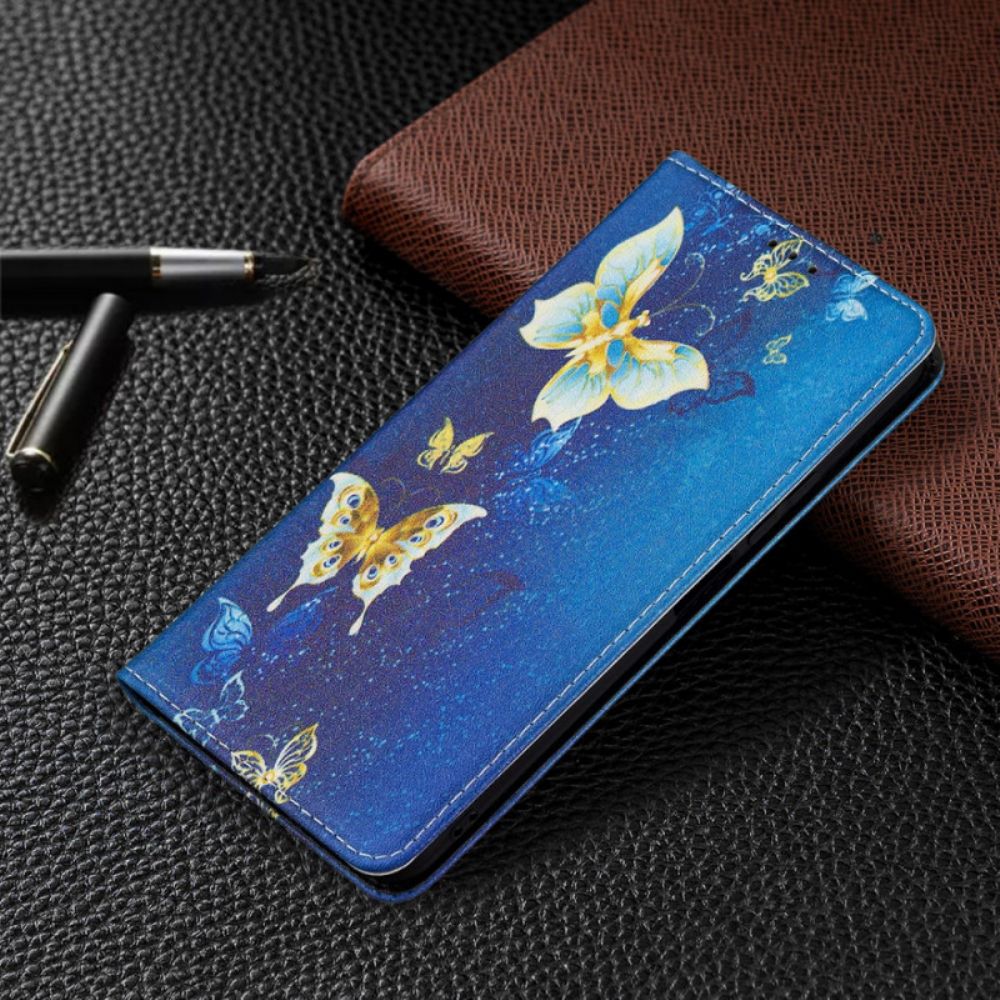 Schutzhülle Für Xiaomi Mi 11 Lite 5G NE / Mi 11 Lite 4G / 5G Flip Case Schmetterlinge