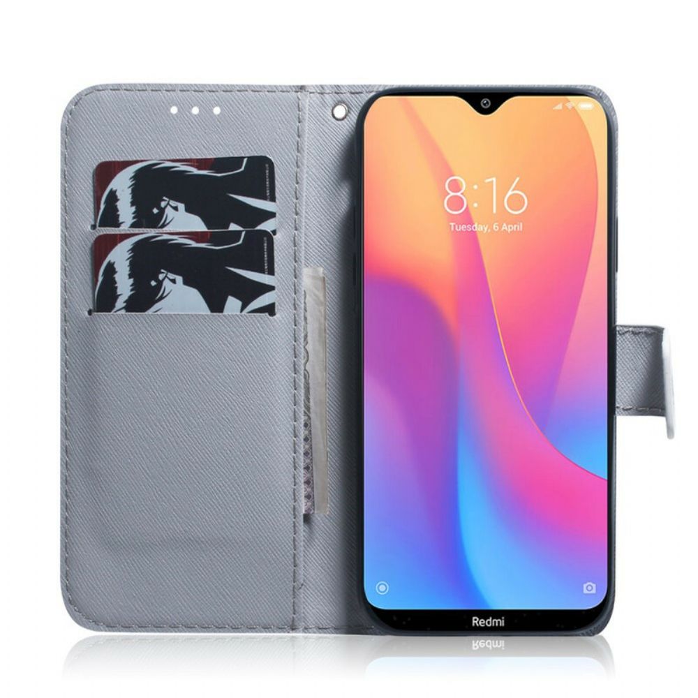 Flip Case Für Xiaomi Redmi 8A Tigergesicht