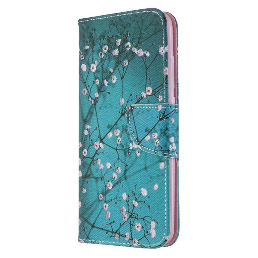 Lederhüllen Für Xiaomi Redmi 8A Blühender Baum