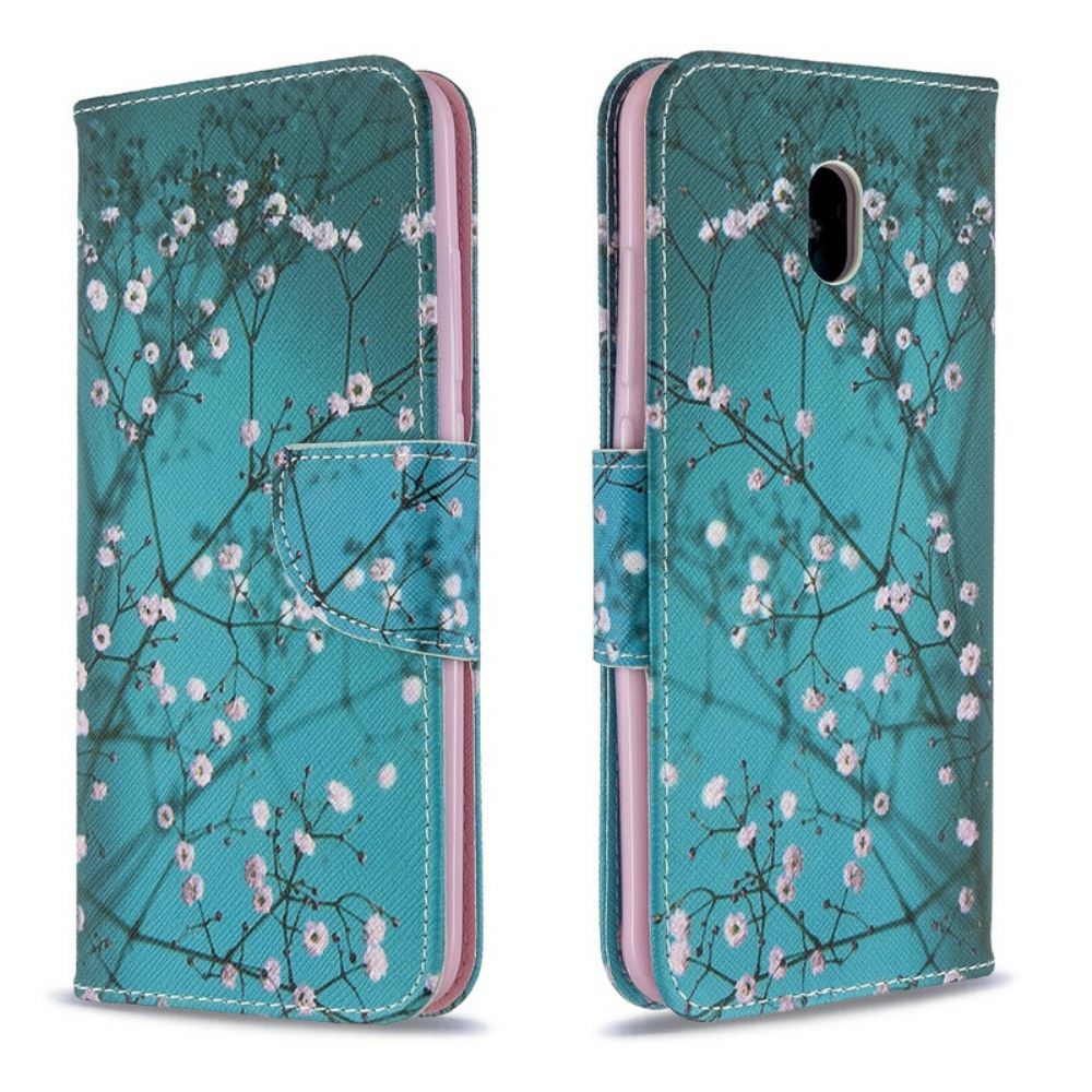 Lederhüllen Für Xiaomi Redmi 8A Blühender Baum