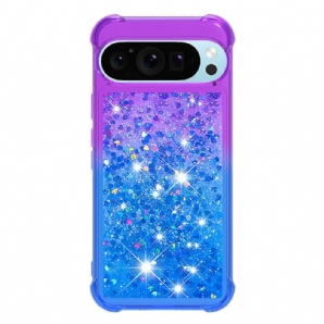 Hülle Google Pixel 9 Pro Xl Handyhülle Glitzer Mit Farbverlauf