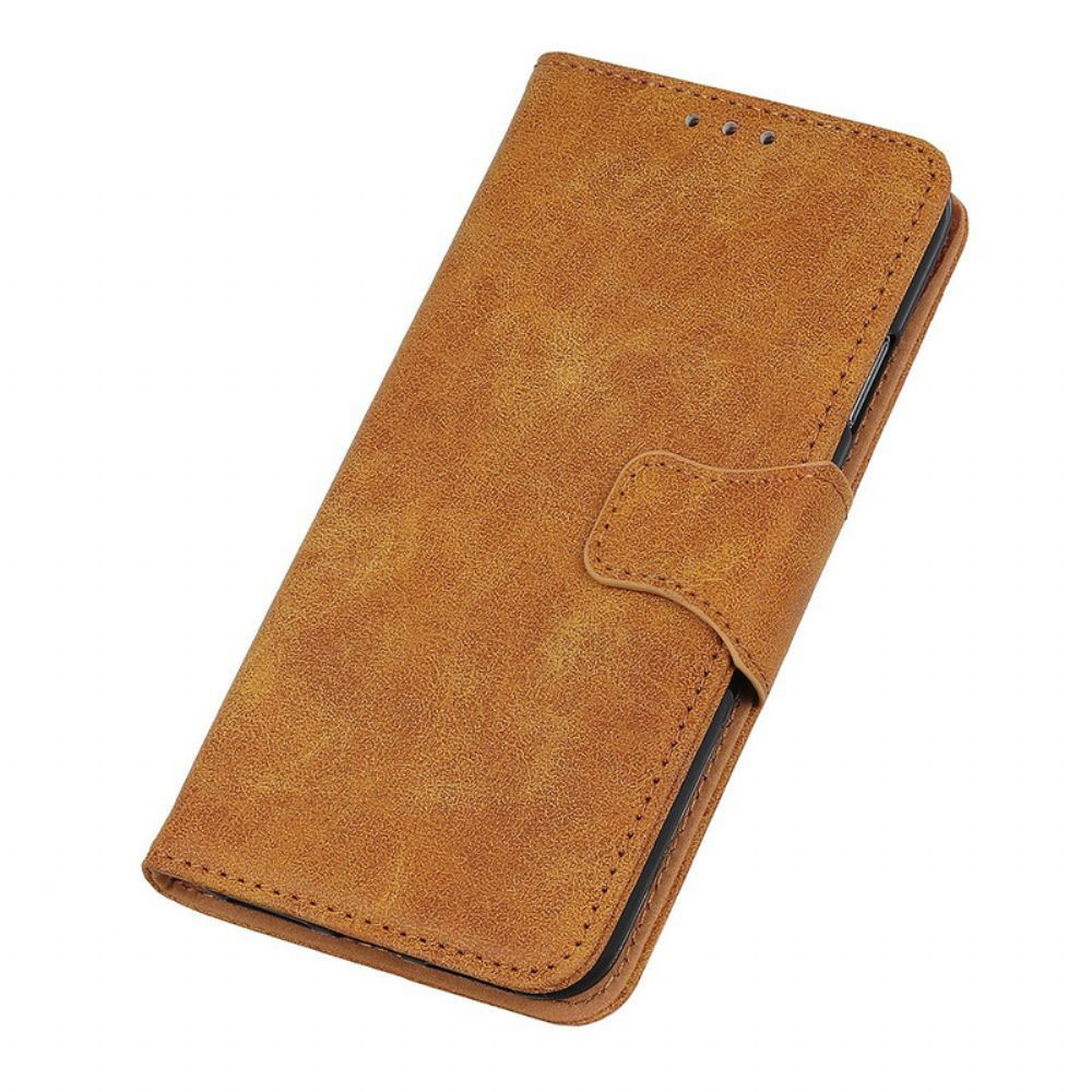 Flip Case Für Oppo A53 / A53s Vintage Spaltleder