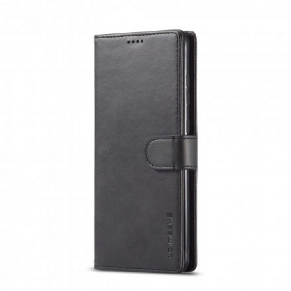 Flip Case Für Samsung Galaxy A72 4G / 5G Lc.imeeke Ledereffekt