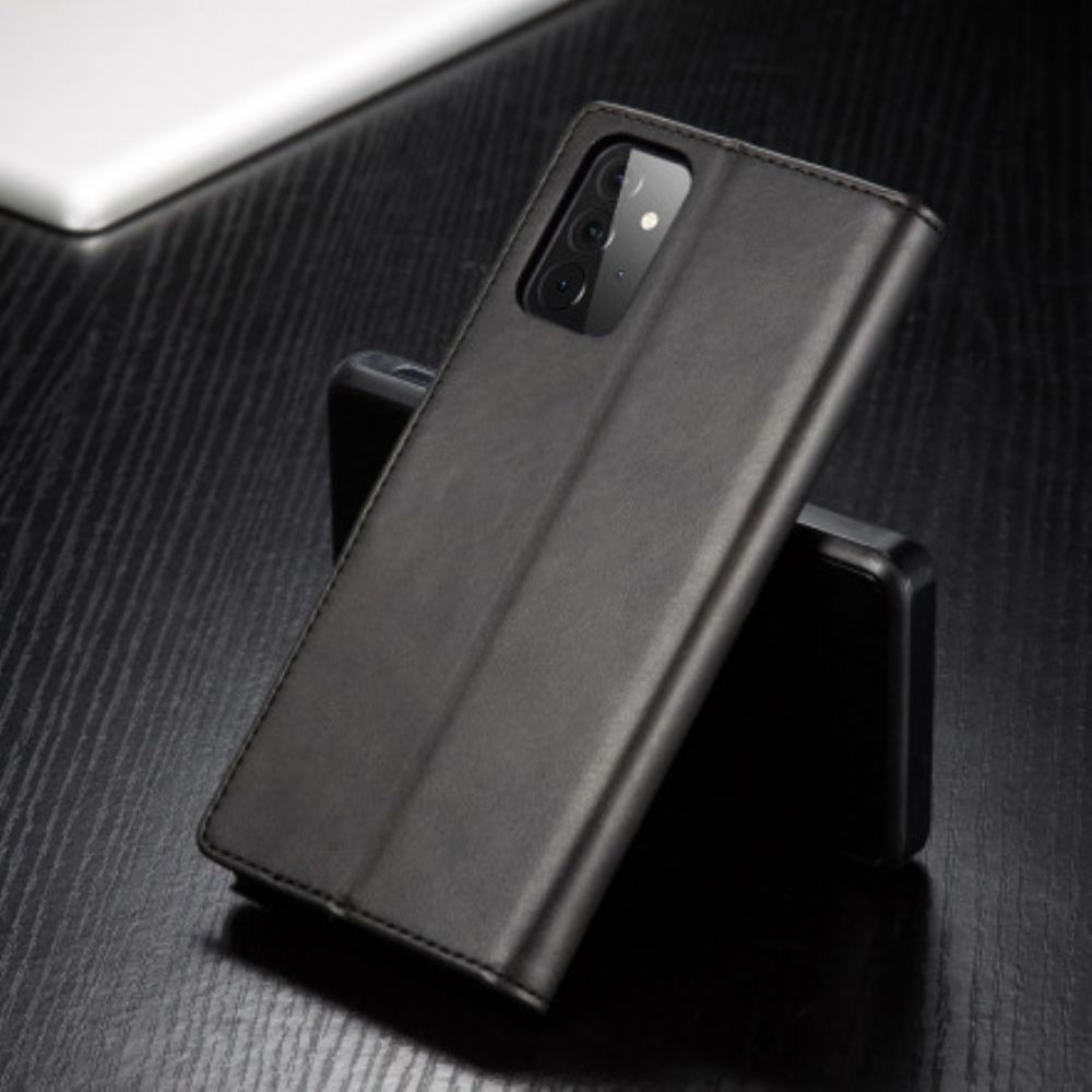 Flip Case Für Samsung Galaxy A72 4G / 5G Lc.imeeke Ledereffekt