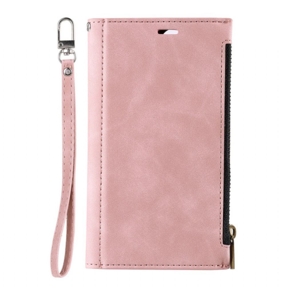 Flip Case Für Samsung Galaxy A72 4G / 5G Münz- Und Kartenhalter