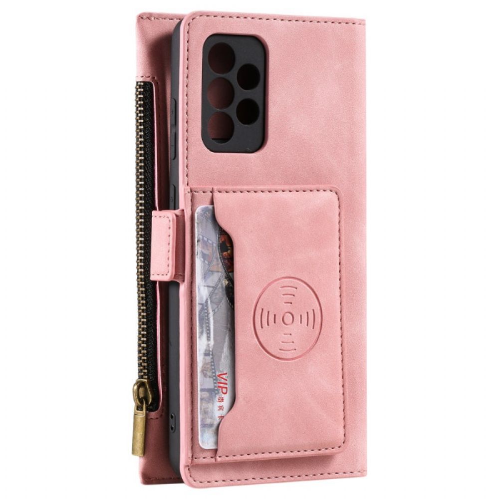 Flip Case Für Samsung Galaxy A72 4G / 5G Münz- Und Kartenhalter