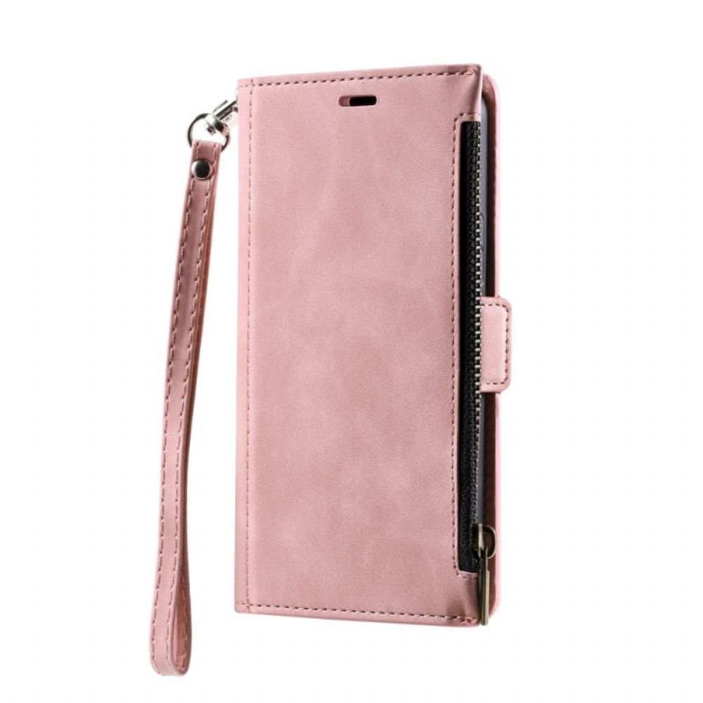 Flip Case Für Samsung Galaxy A72 4G / 5G Münz- Und Kartenhalter