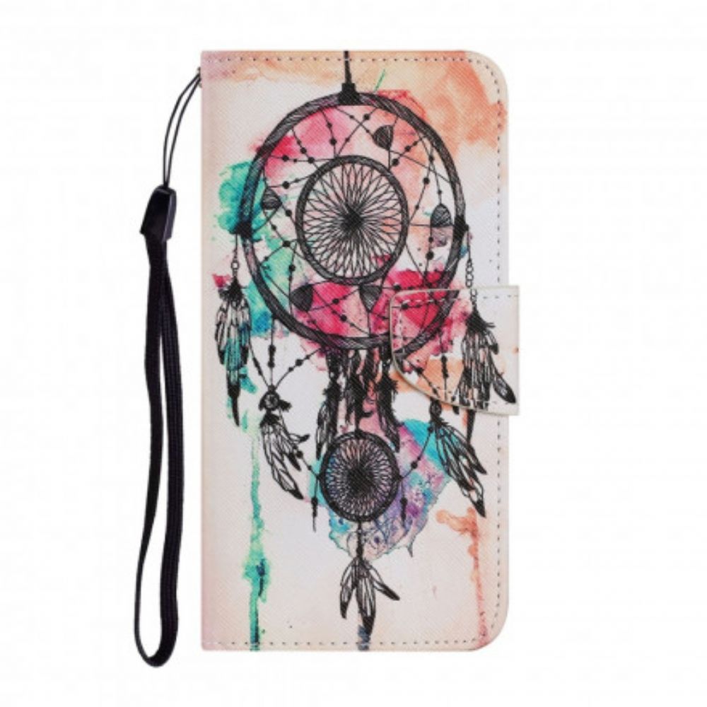 Flip Case Für Samsung Galaxy A72 4G / 5G Traumfänger-aquarell