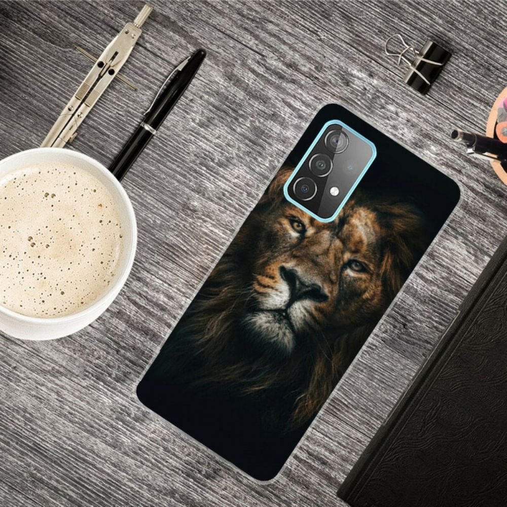 Handyhülle Für Samsung Galaxy A72 4G / 5G Fabelhafte Katze