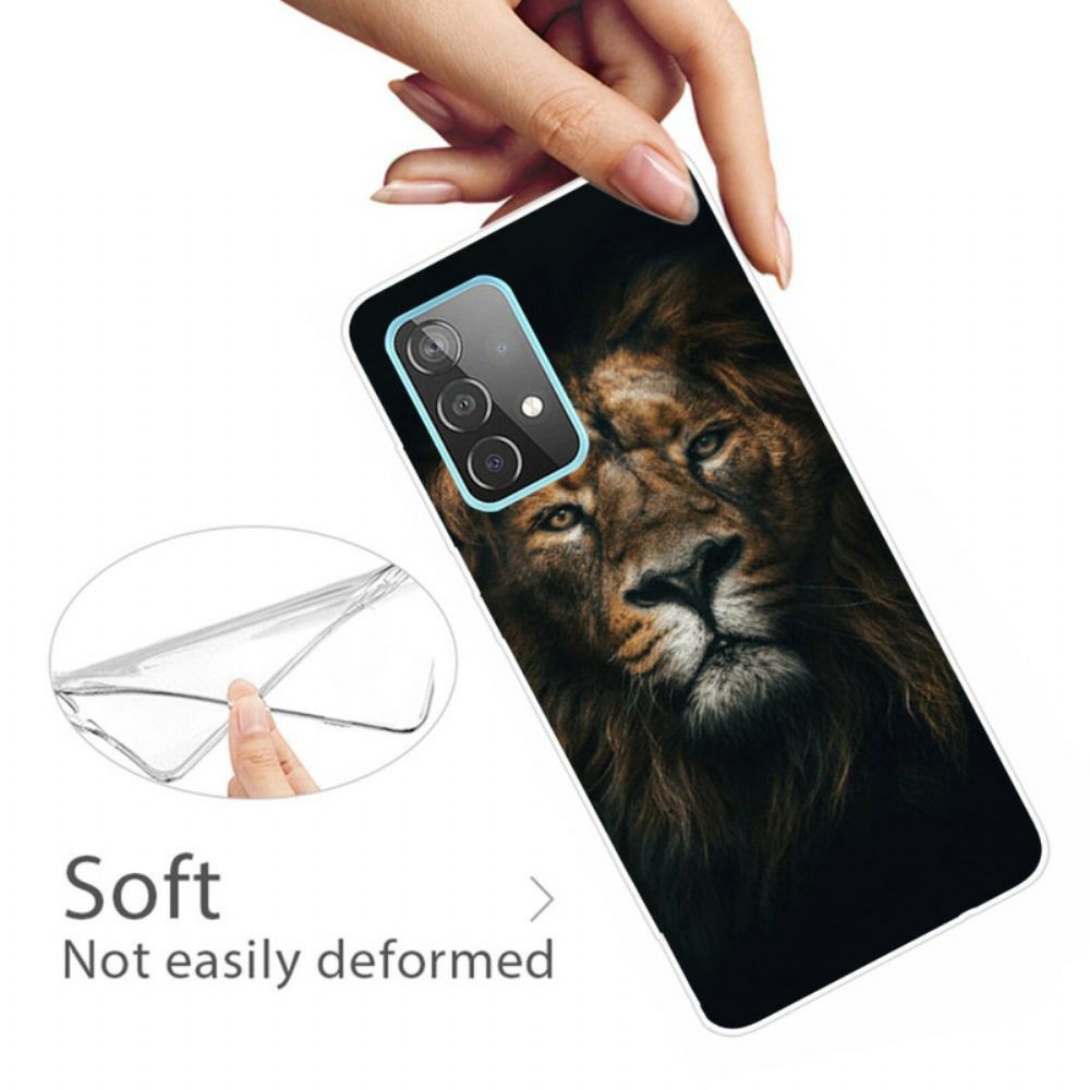 Handyhülle Für Samsung Galaxy A72 4G / 5G Fabelhafte Katze