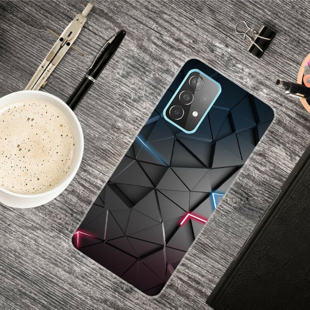 Handyhülle Für Samsung Galaxy A72 4G / 5G Flexible Geometrie