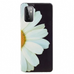 Handyhülle Für Samsung Galaxy A72 4G / 5G Fluoreszierende Blumenserie