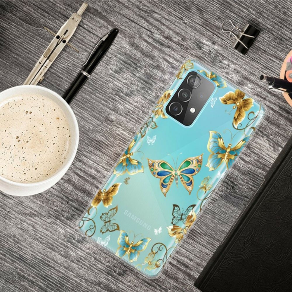 Handyhülle Für Samsung Galaxy A72 4G / 5G Schmetterlingsdesign