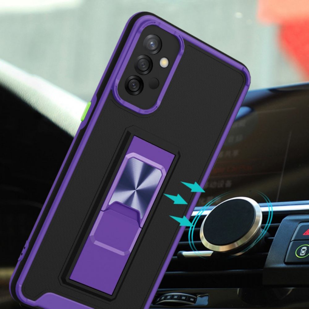 Handyhülle Für Samsung Galaxy A72 4G / 5G Zweifarbige Herausnehmbare Stütze