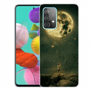 Hülle Für Samsung Galaxy A72 4G / 5G Flexibler Mondmann