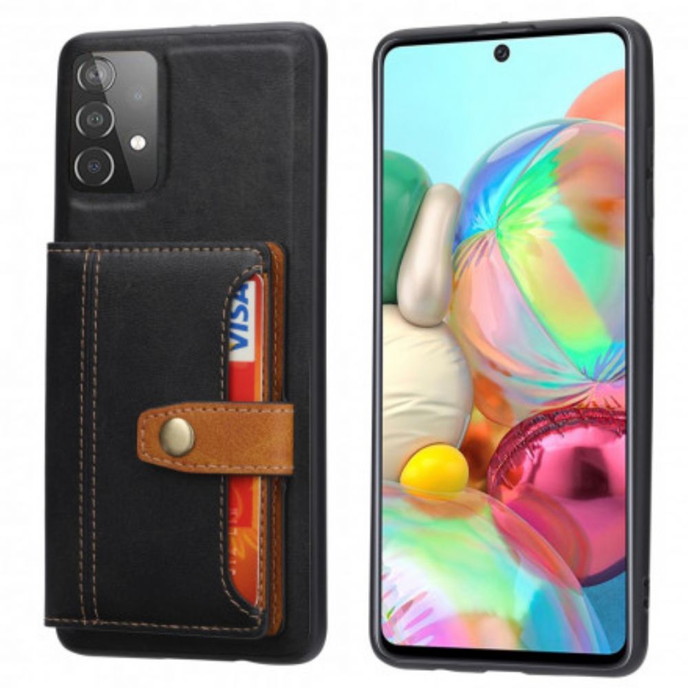 Hülle Für Samsung Galaxy A72 4G / 5G Hands Free Support-kartenhalter