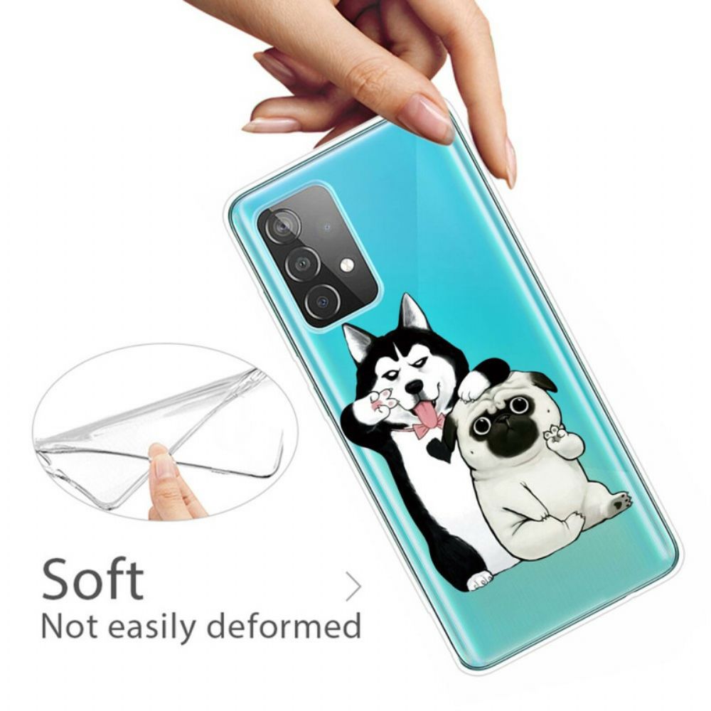 Hülle Für Samsung Galaxy A72 4G / 5G Lustige Hunde