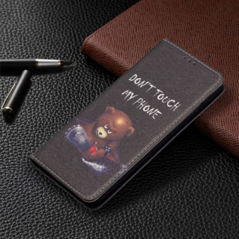 Schutzhülle Für Samsung Galaxy A72 4G / 5G Flip Case Gefährlicher Bär