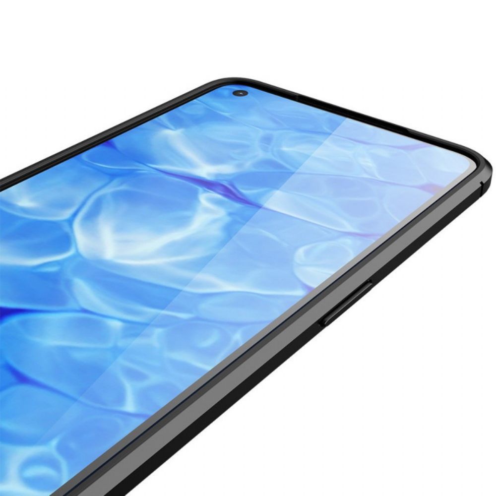 Handyhülle Für Realme 9 Pro Plus Doppellinie Litschi-leder-effekt