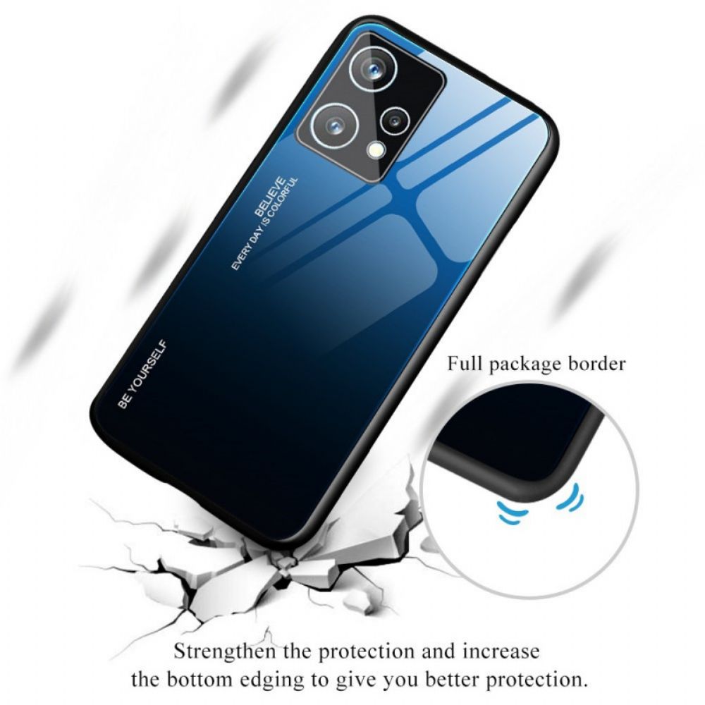 Hülle Für Realme 9 Pro Plus Sei Du Selbst Gehärtetes Glas