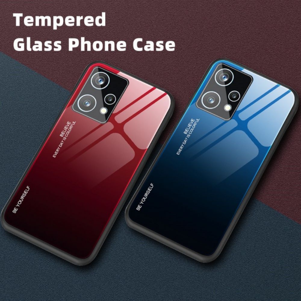 Hülle Für Realme 9 Pro Plus Sei Du Selbst Gehärtetes Glas