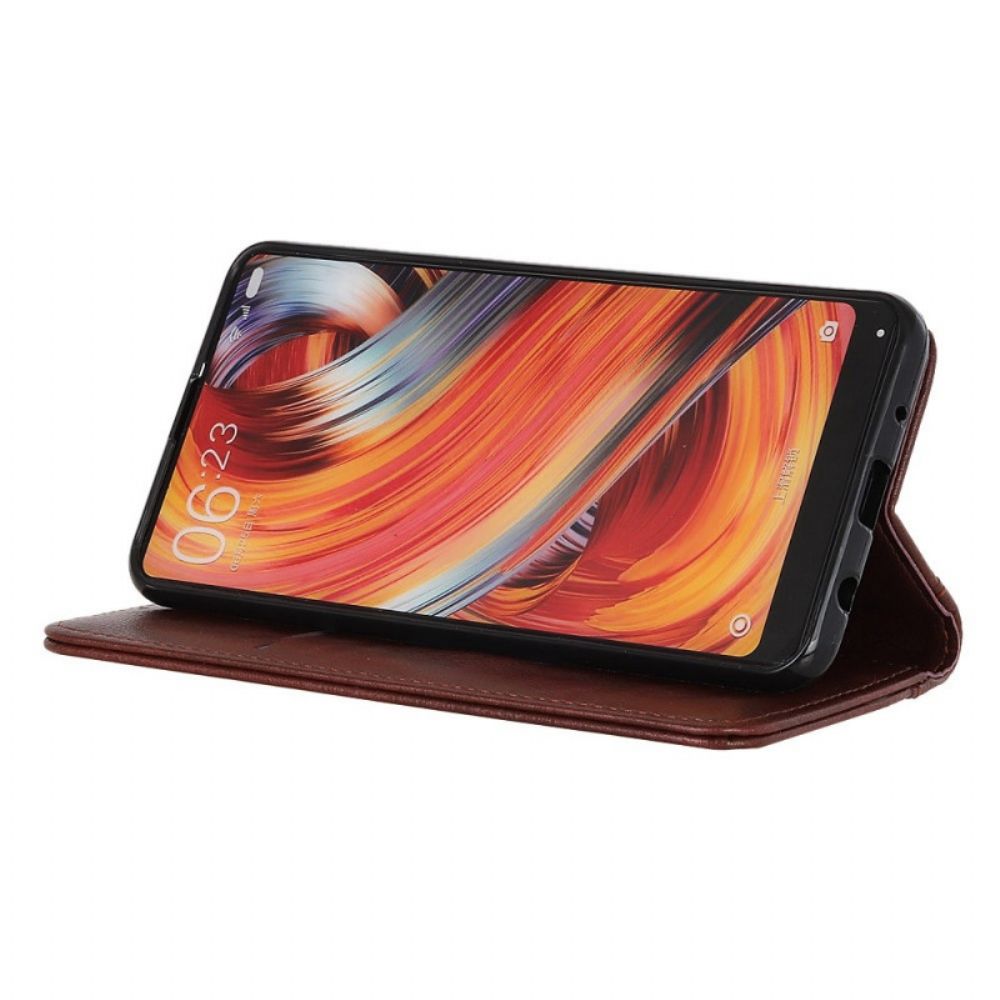 Flip Case Für Samsung Galaxy M53 5G Litchi-spaltleder