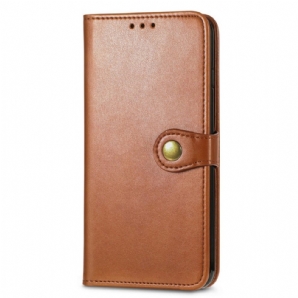 Flip Case Für Samsung Galaxy M53 5G Magnetknopf