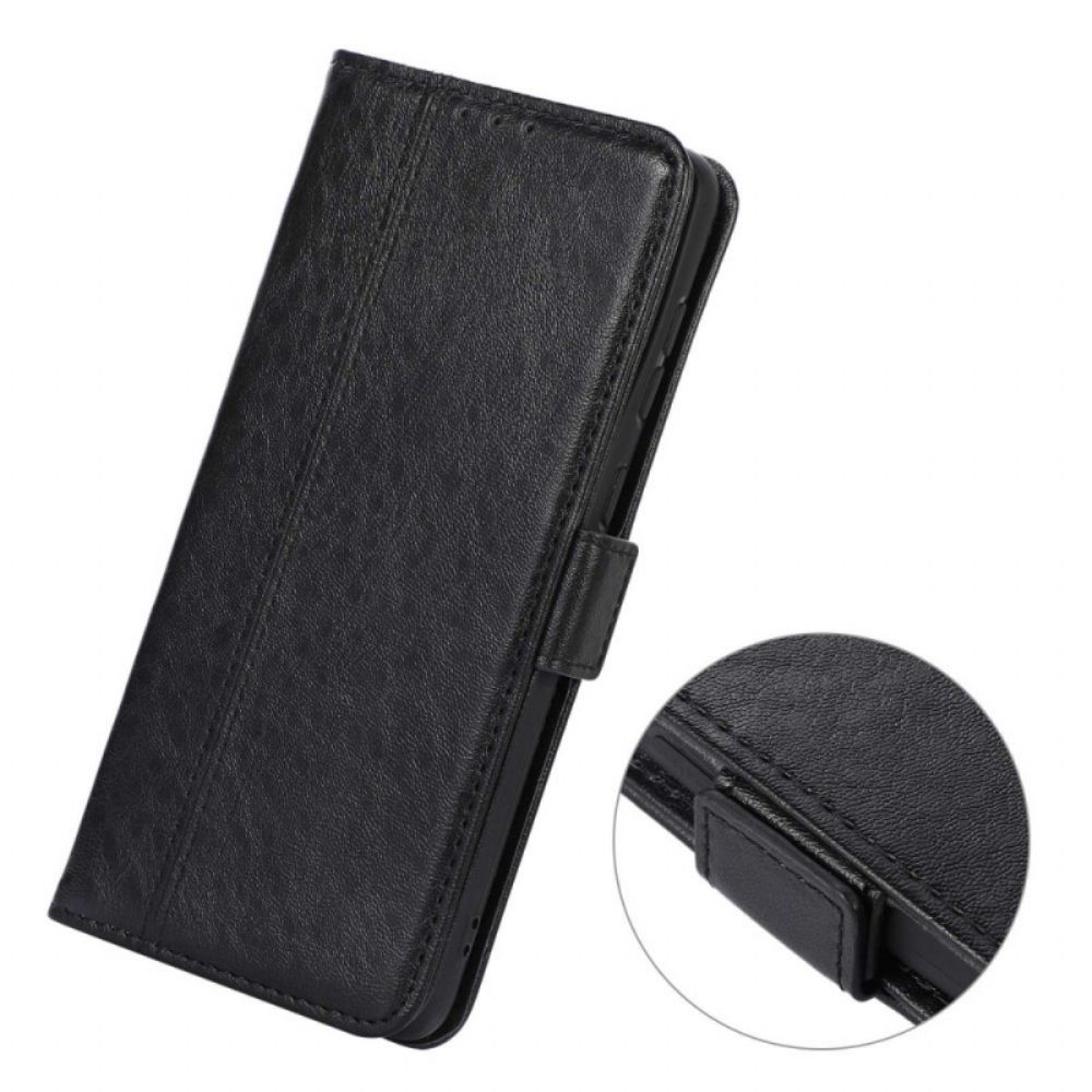 Flip Case Für Samsung Galaxy M53 5G Stilisierter Klassiker