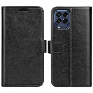 Flip Case Für Samsung Galaxy M53 5G Ultra Kunstleder
