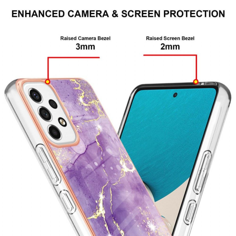 Handyhülle Für Samsung Galaxy M53 5G Marmor