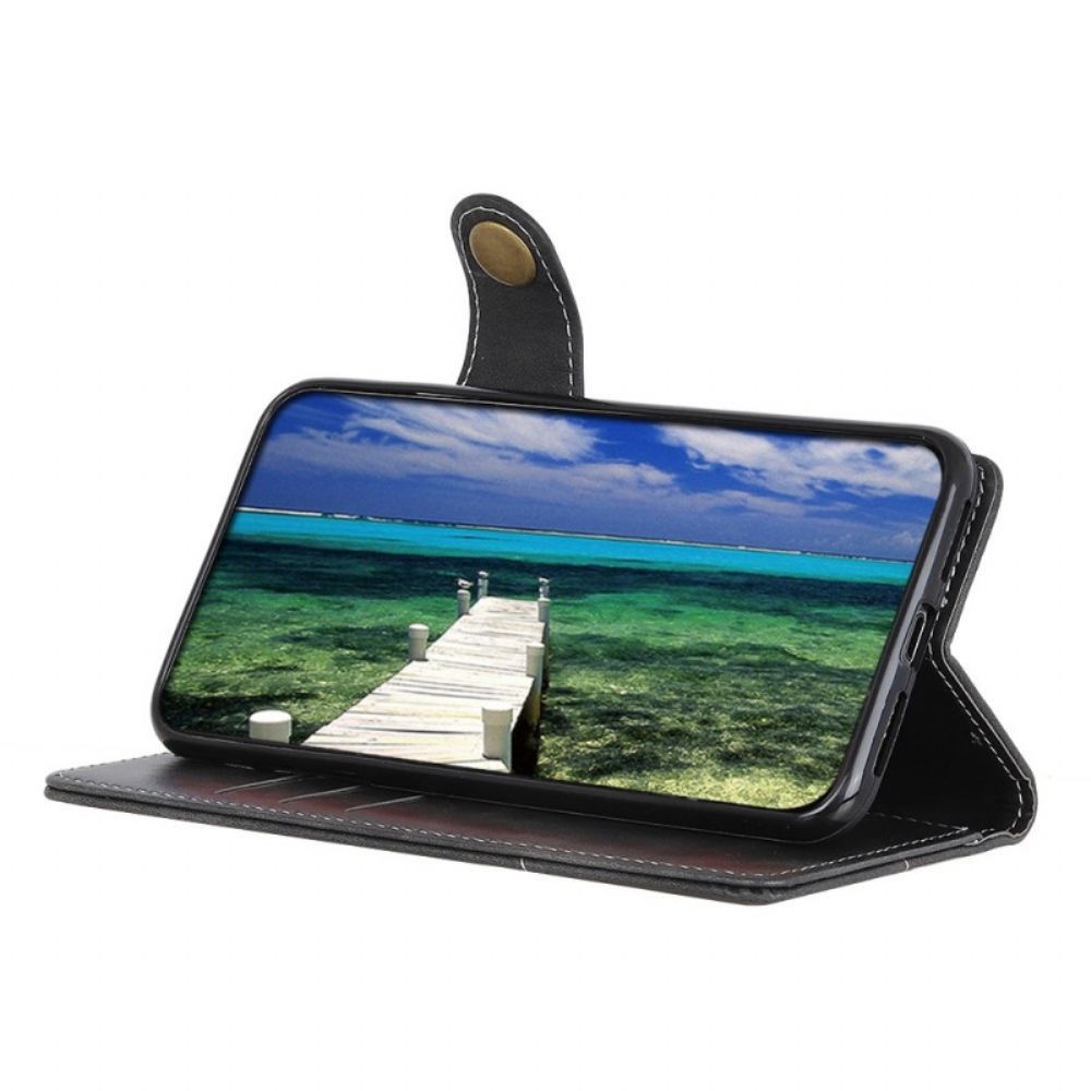 Lederhüllen Für Samsung Galaxy M53 5G Künstlerische Schaltfläche