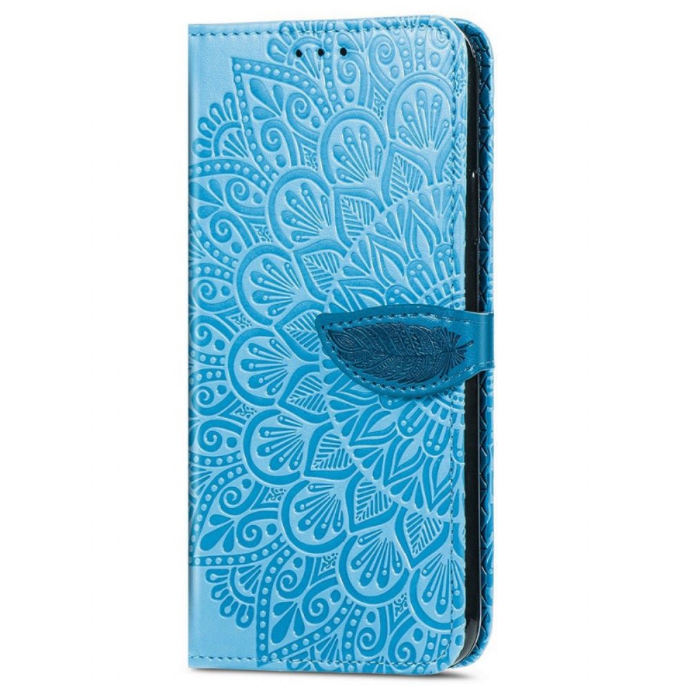Lederhüllen Für Samsung Galaxy M53 5G Stammesblätter