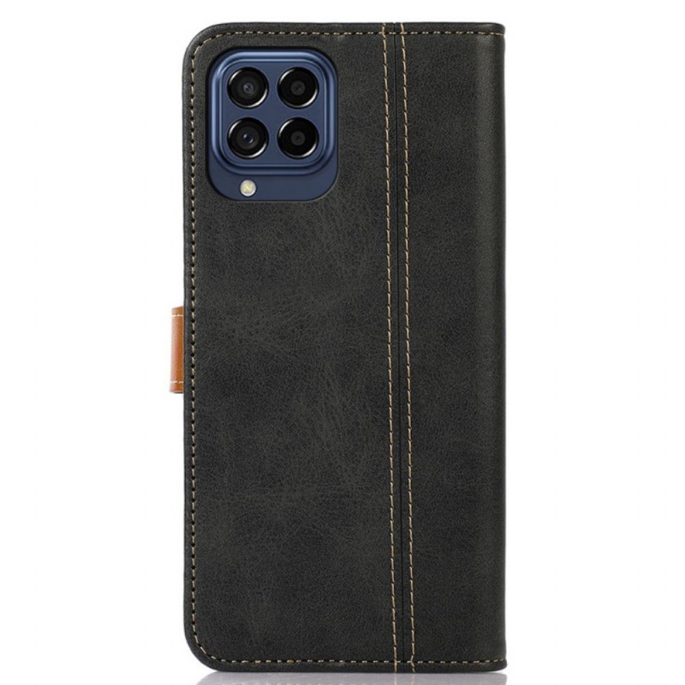 Lederhüllen Für Samsung Galaxy M53 5G Vintage-armband