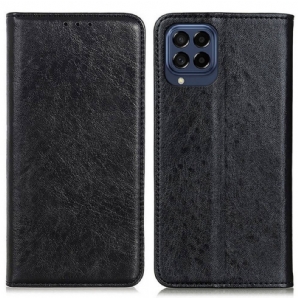 Schutzhülle Für Samsung Galaxy M53 5G Flip Case Lederstruktur