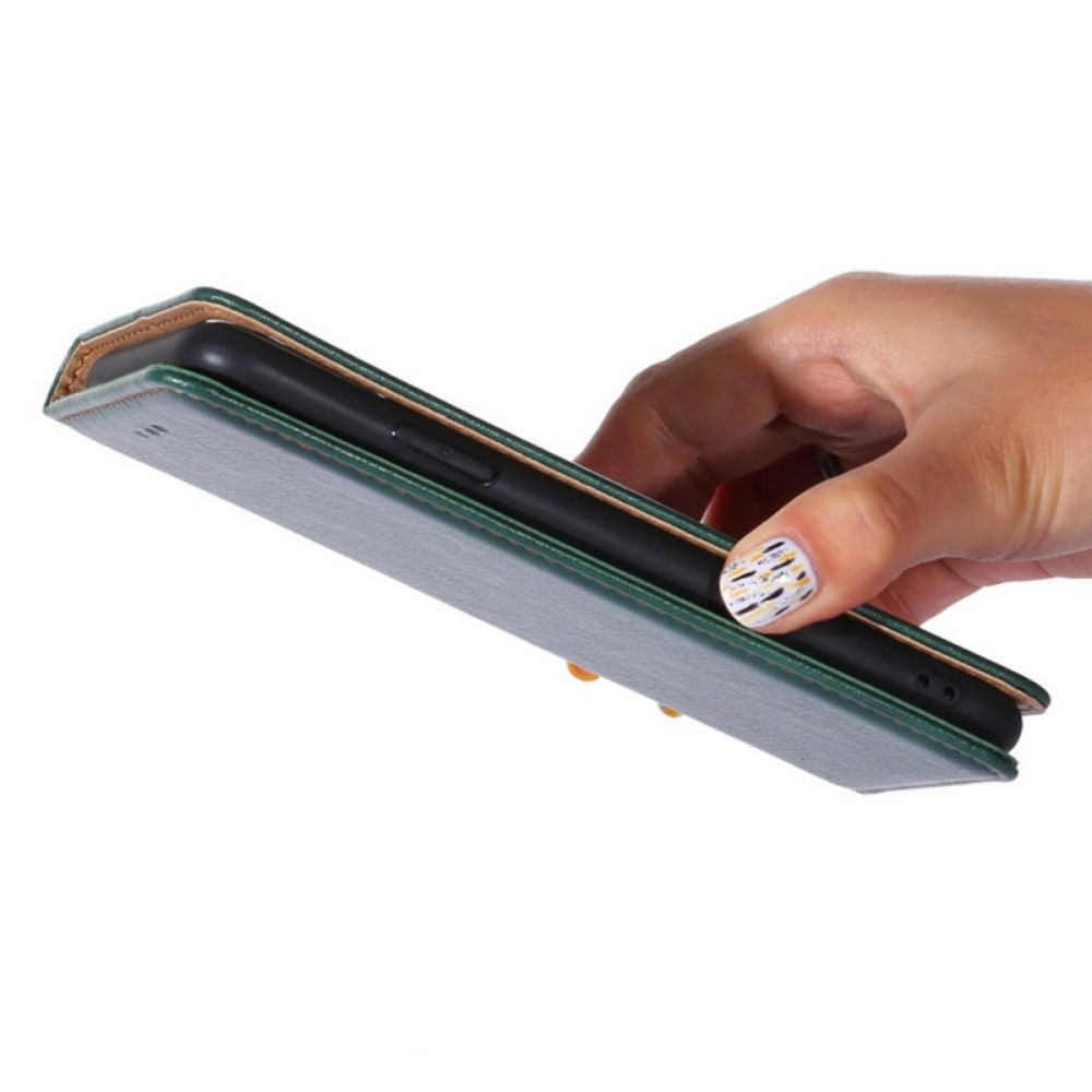 Schutzhülle Für Samsung Galaxy M53 5G Flip Case Retro Kunstleder