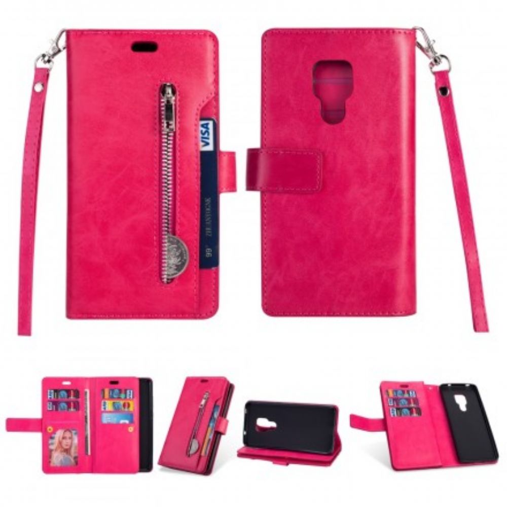 Lederhüllen Für Huawei Mate 20 Brieftasche Mit Lanyard