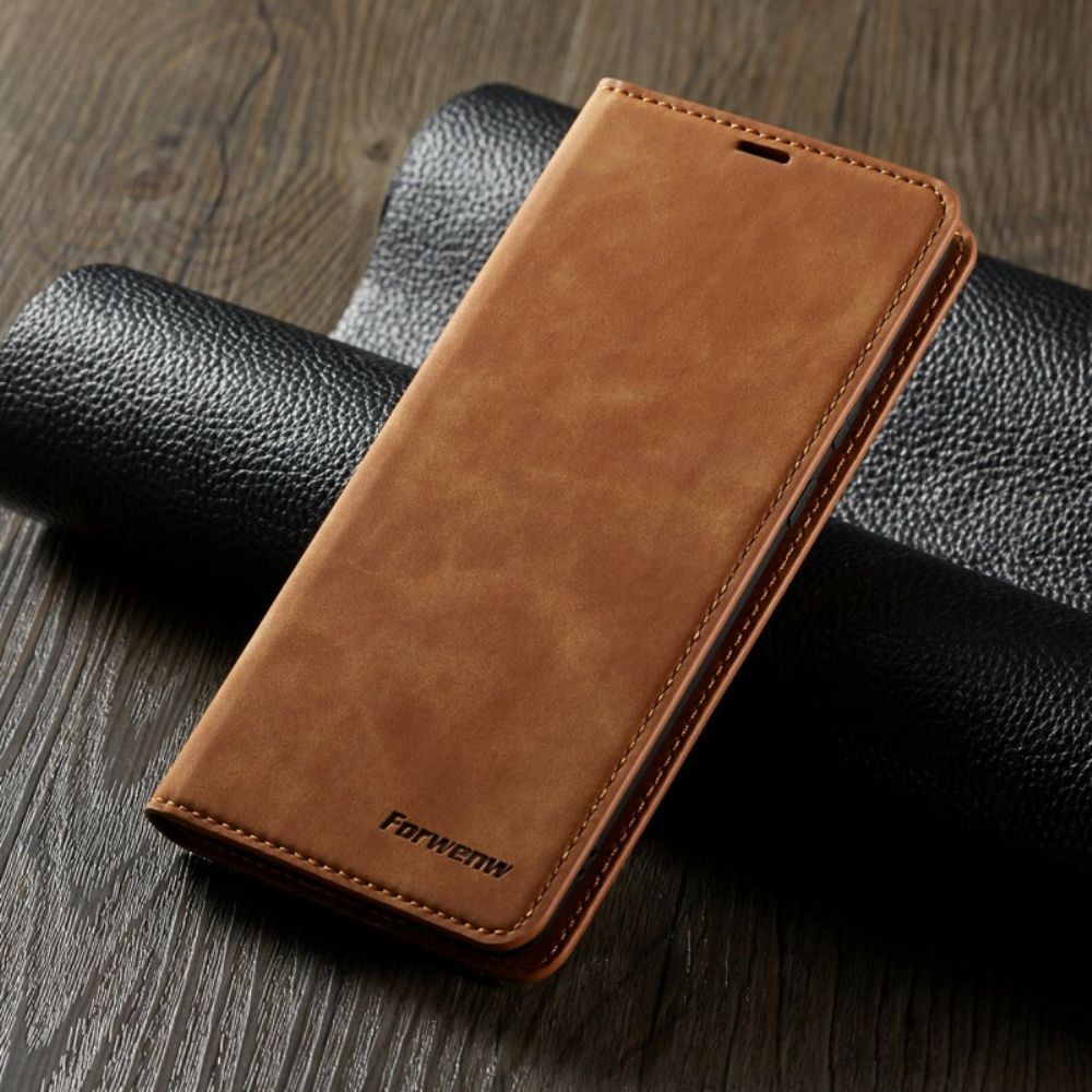 Schutzhülle Für Huawei Mate 20 Flip Case Ledereffekt Vorw