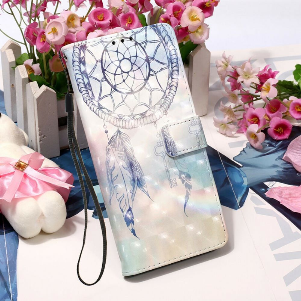 Flip Case Für Poco X3 / X3 Pro / X3 NFC Wasserfarbener Traumfänger