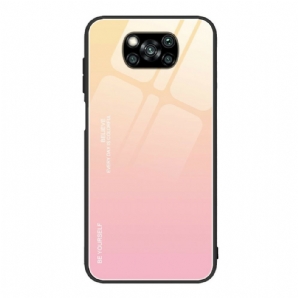 Handyhülle Für Poco X3 / X3 Pro / X3 NFC Sei Du Selbst Gehärtetes Glas