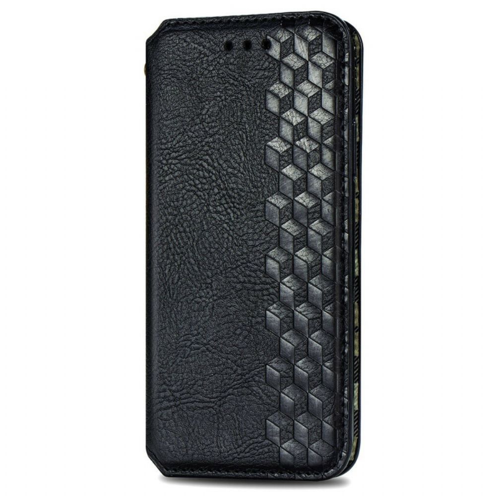 Schutzhülle Für Poco X3 / X3 Pro / X3 NFC Flip Case Ledereffekt Mit Rautenstruktur