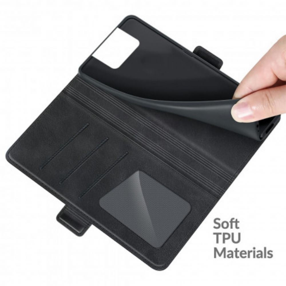 Lederhüllen Für Asus Zenfone 8 Flip Flip Case Klassische Doppelklappe