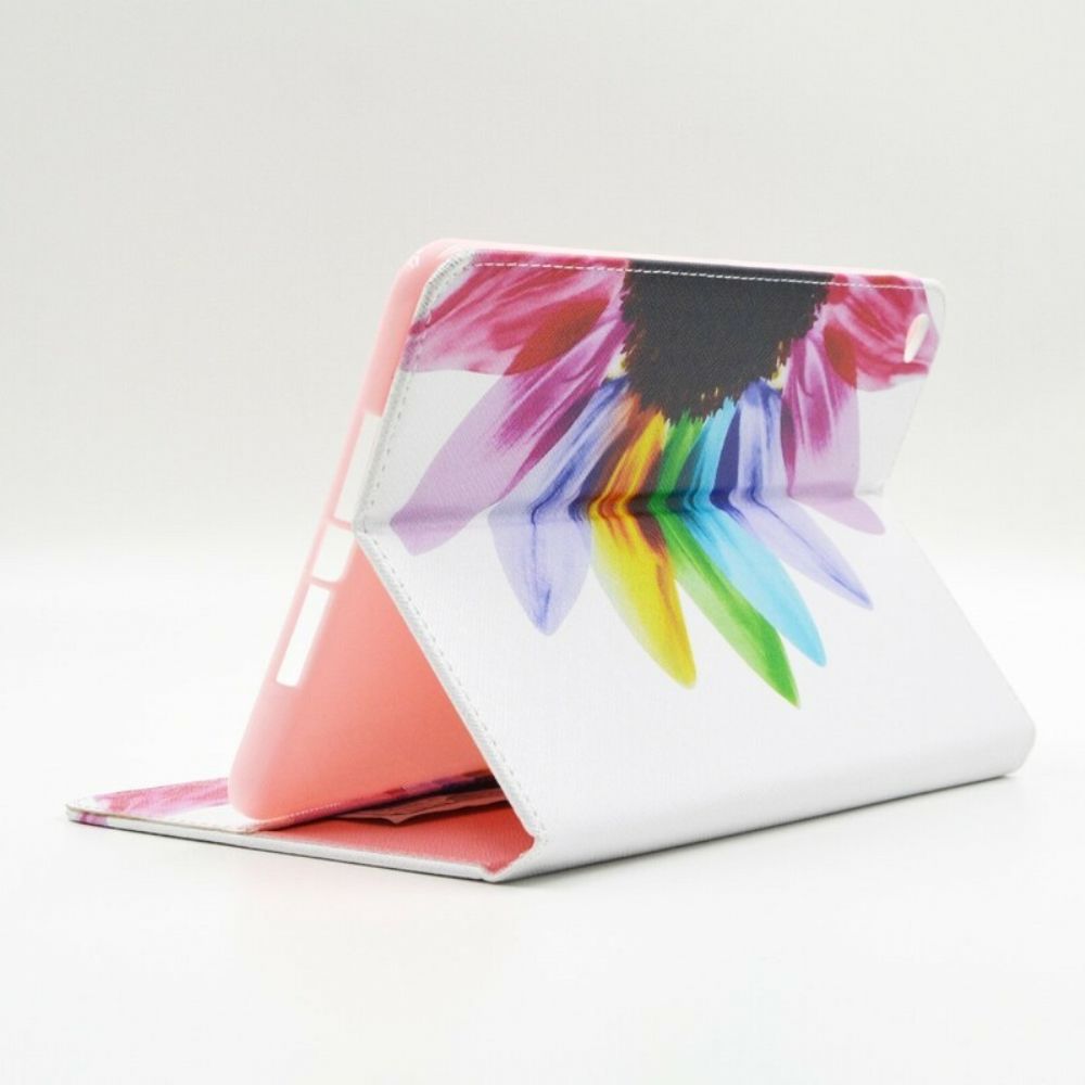 Lederhüllen Für iPad Mini 4 Aquarell Blume
