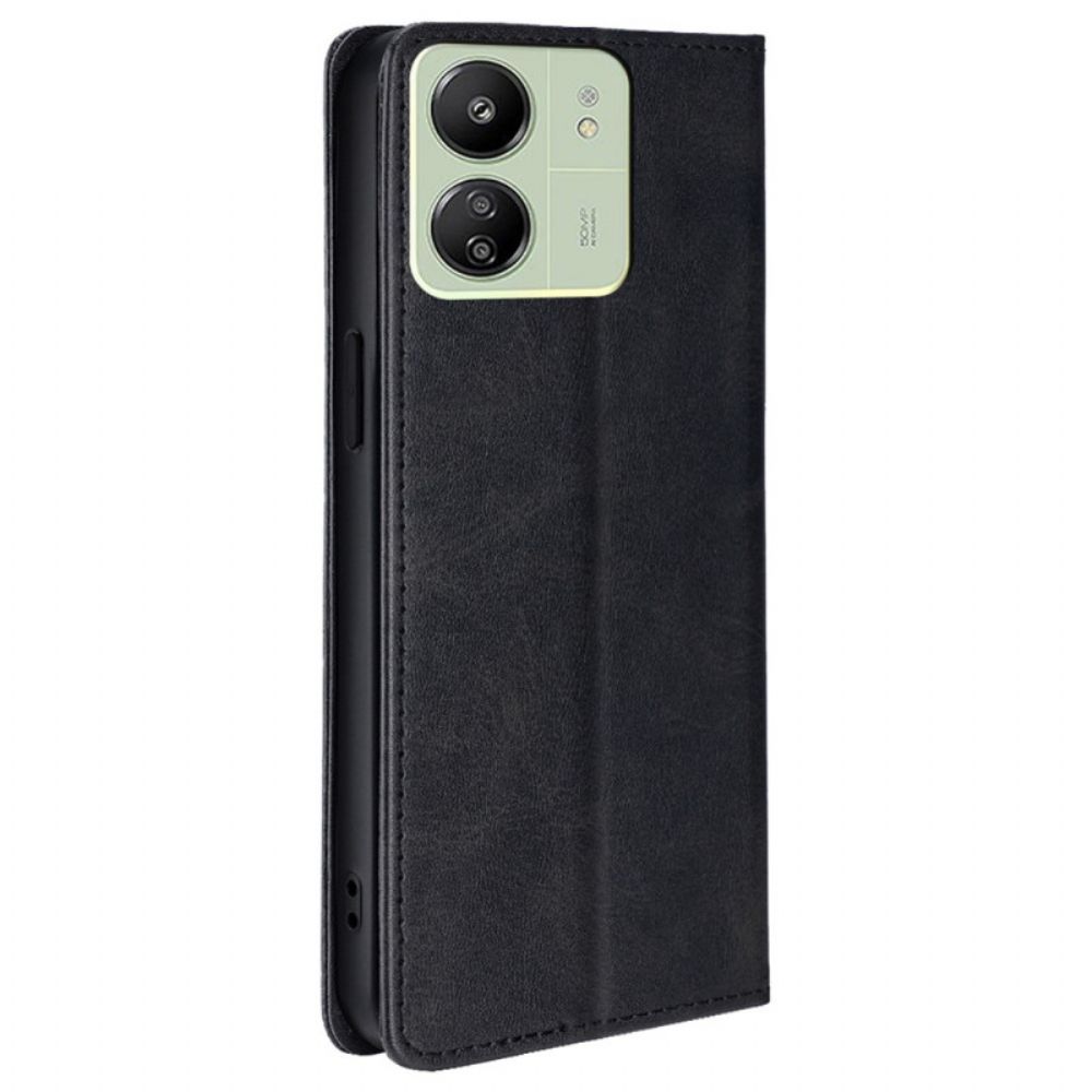 Flip Case Poco C65 Handyhülle Kunstleder